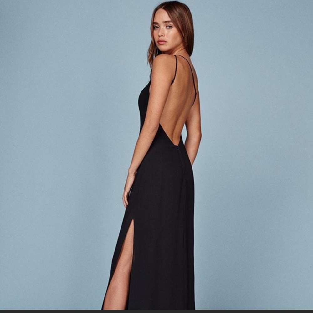 NWT - Reformation Black Cocktail Dress Size 0